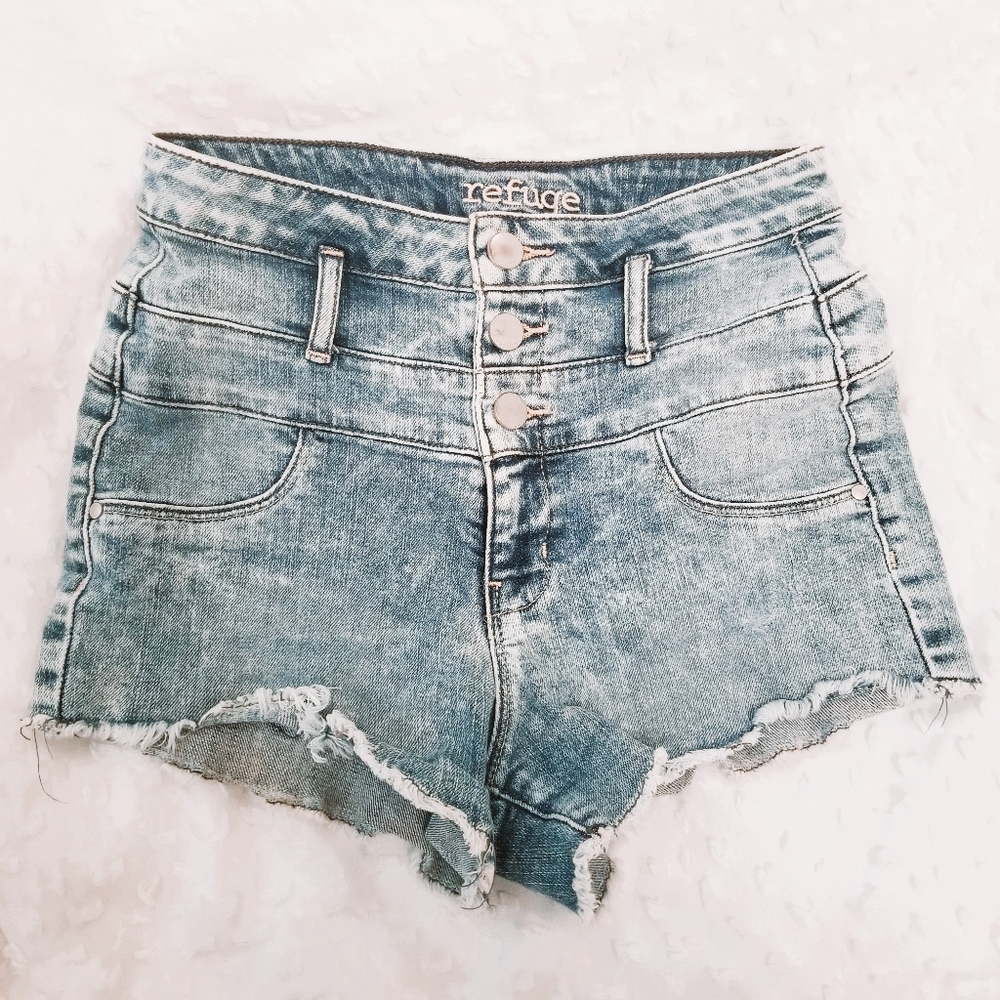 High waisted shorts